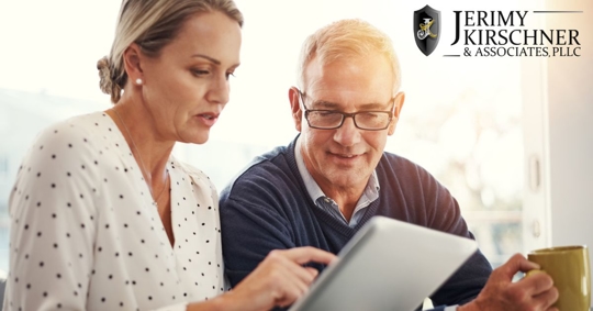 Woman and man discussing their estate planning options